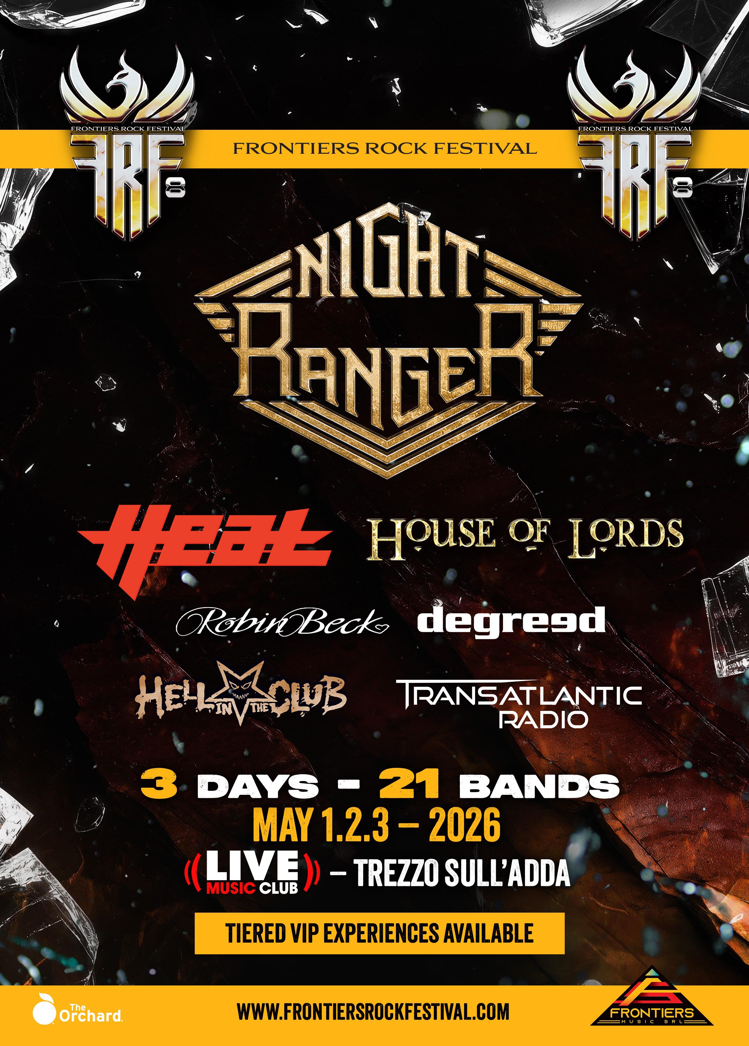 Frontiers Rock Festival VIII - 01, 02, 03 May 2026